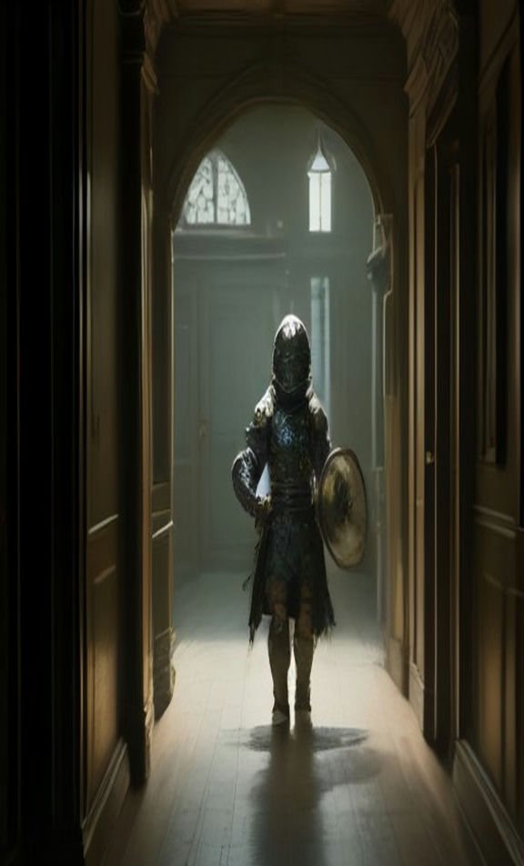 Baby Knight vs the Toy Dragon example image
