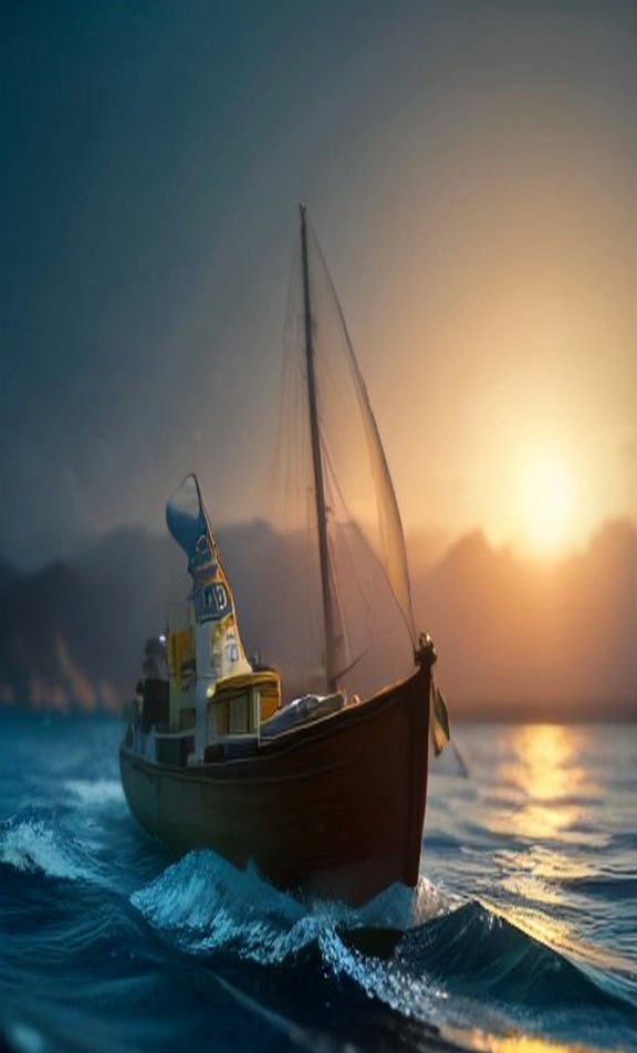 Bottlecap Boat Sailors example image
