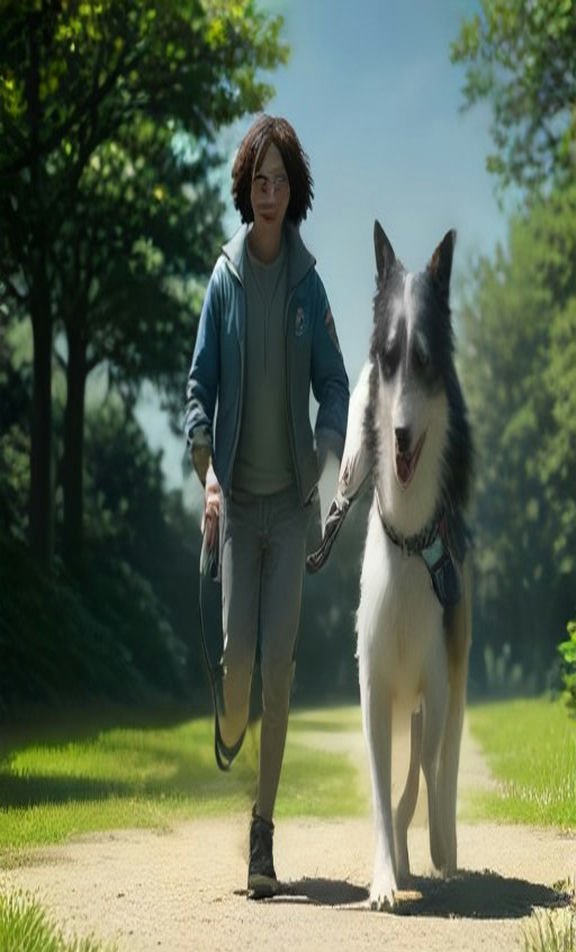 Reverse World — Dogs Walk Their Humans example image